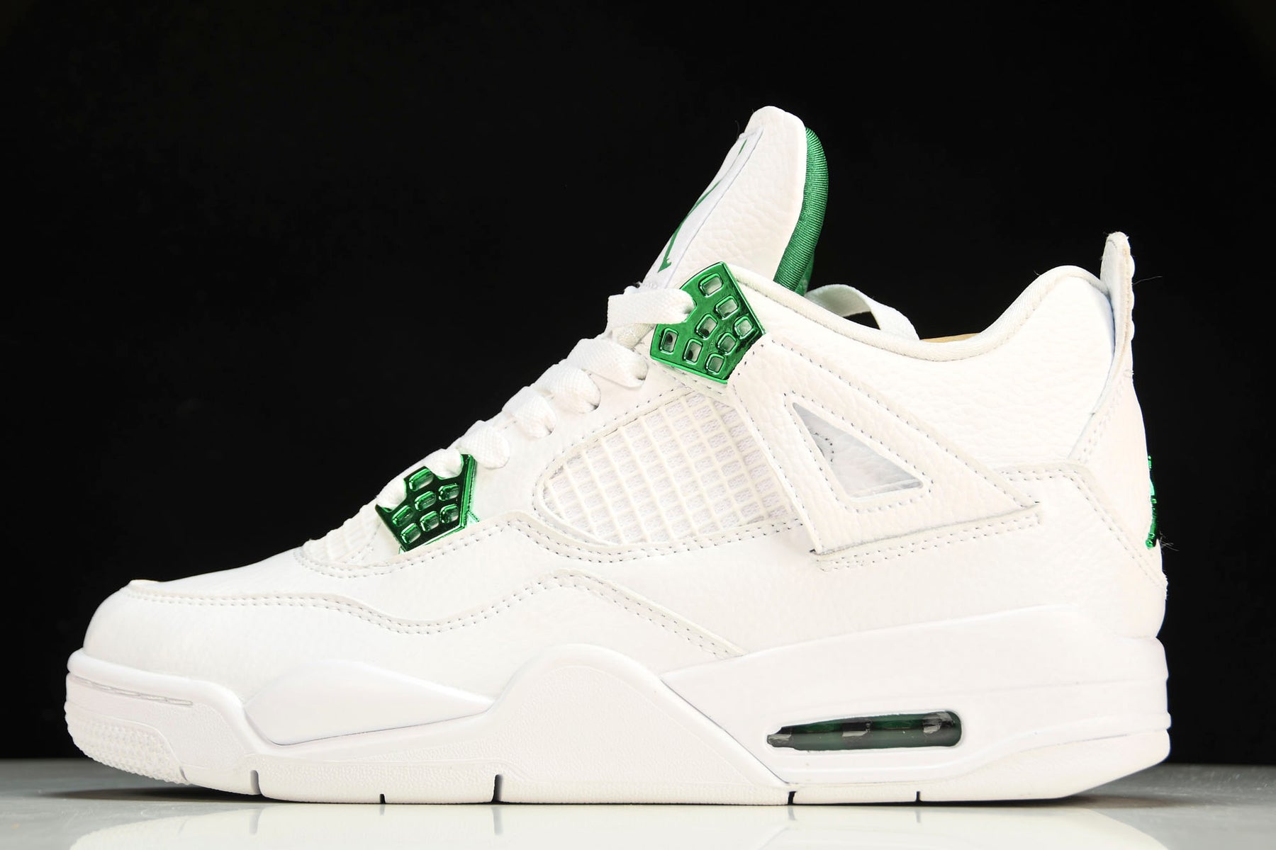 Air Jordan 4 Retro Metallic Green