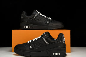 Louis Vuitton Trainer Black Embossed Monogram