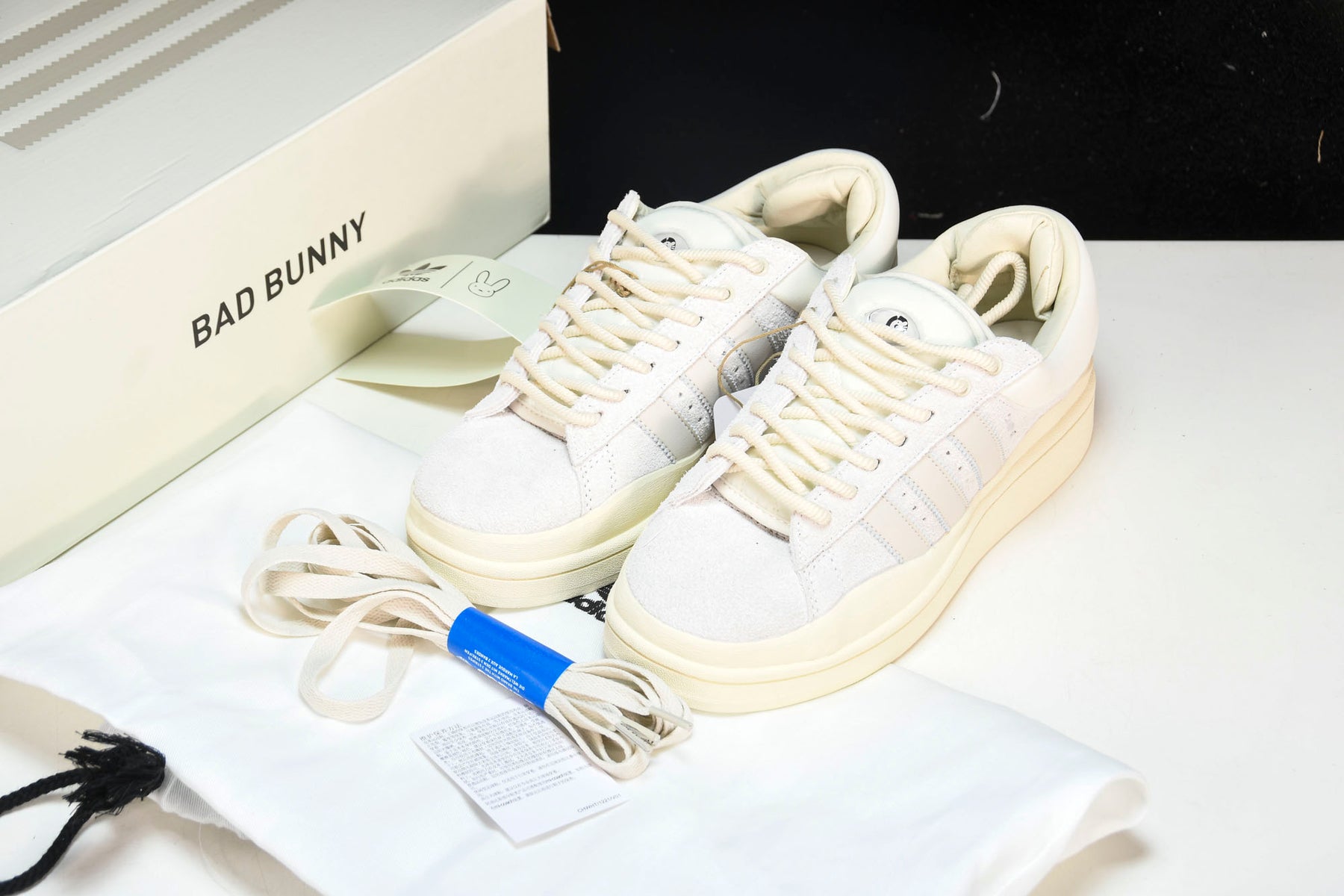 Bad Bunny x Adidas Originals Campus Moon 'Cloud White'