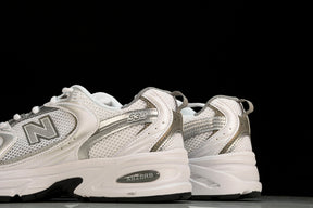 New Balance 530 White Silver Metallic