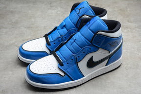 Air Jordan 1 Mid Signal Blue