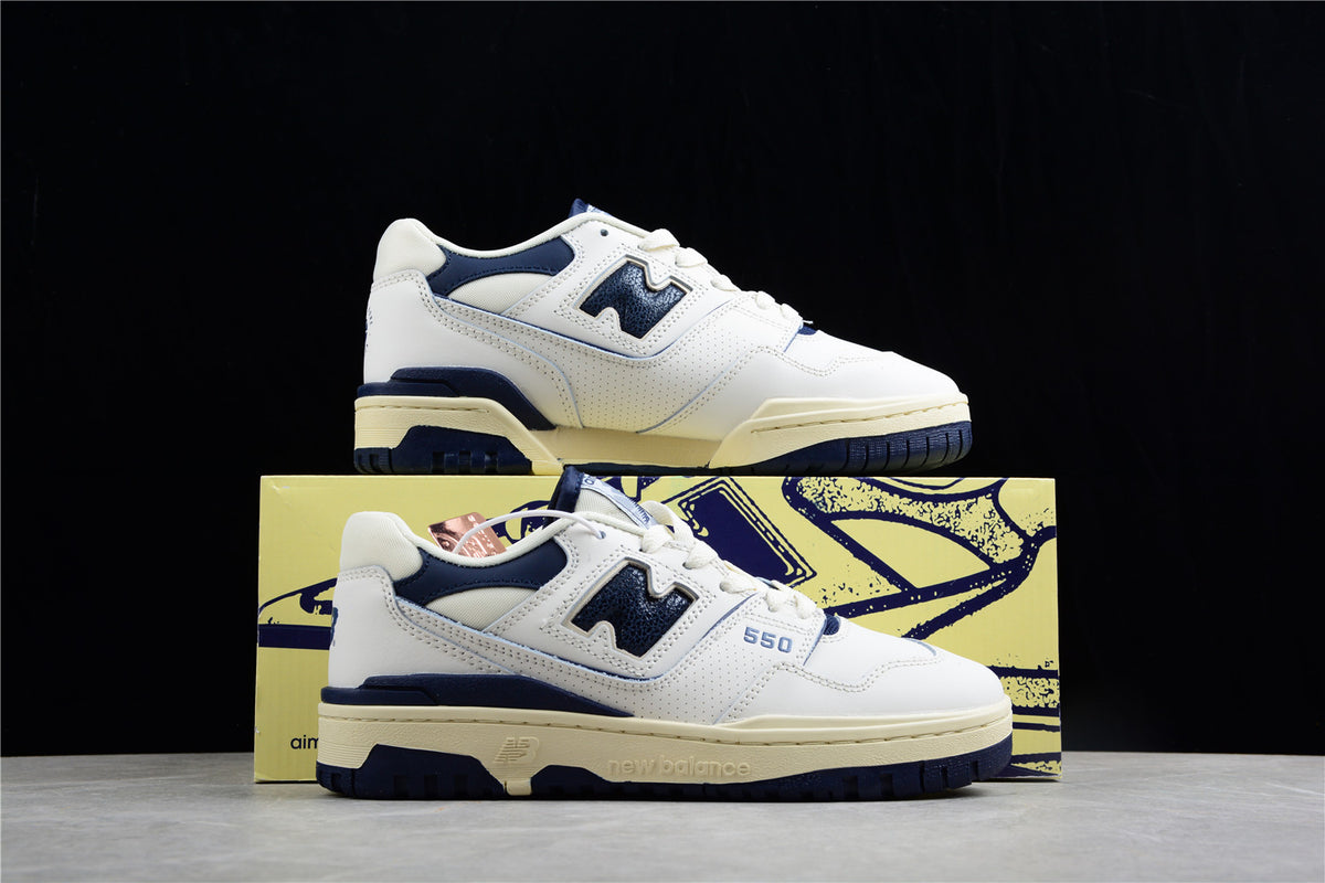 New Balance 550 Aime Leon Dore White Navy