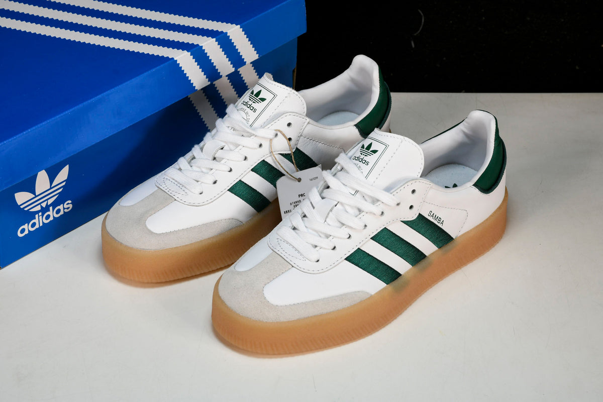 adidas Sambae White Collegiate Green Gum