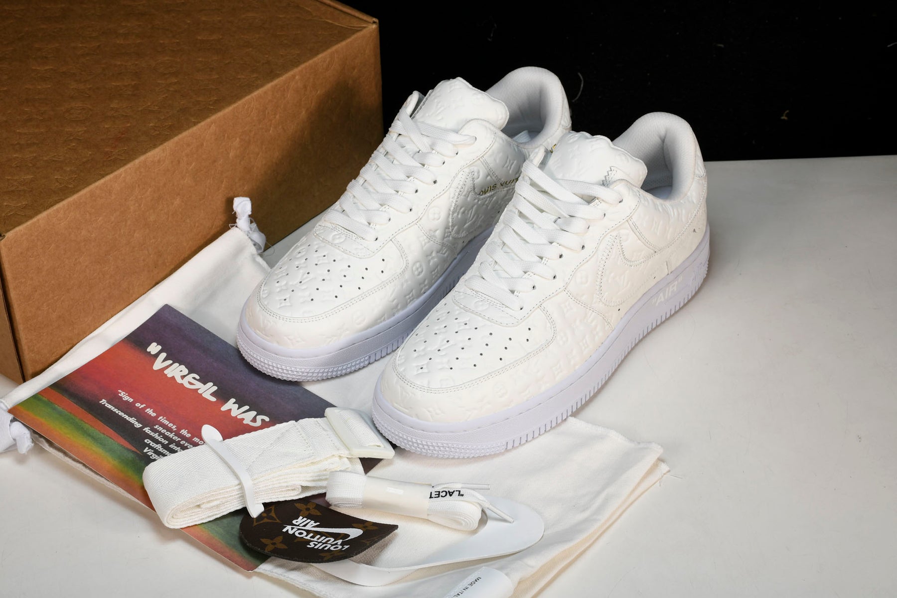 Louis Vuitton x Nike Air Force 1 Low By Virgil Abloh White