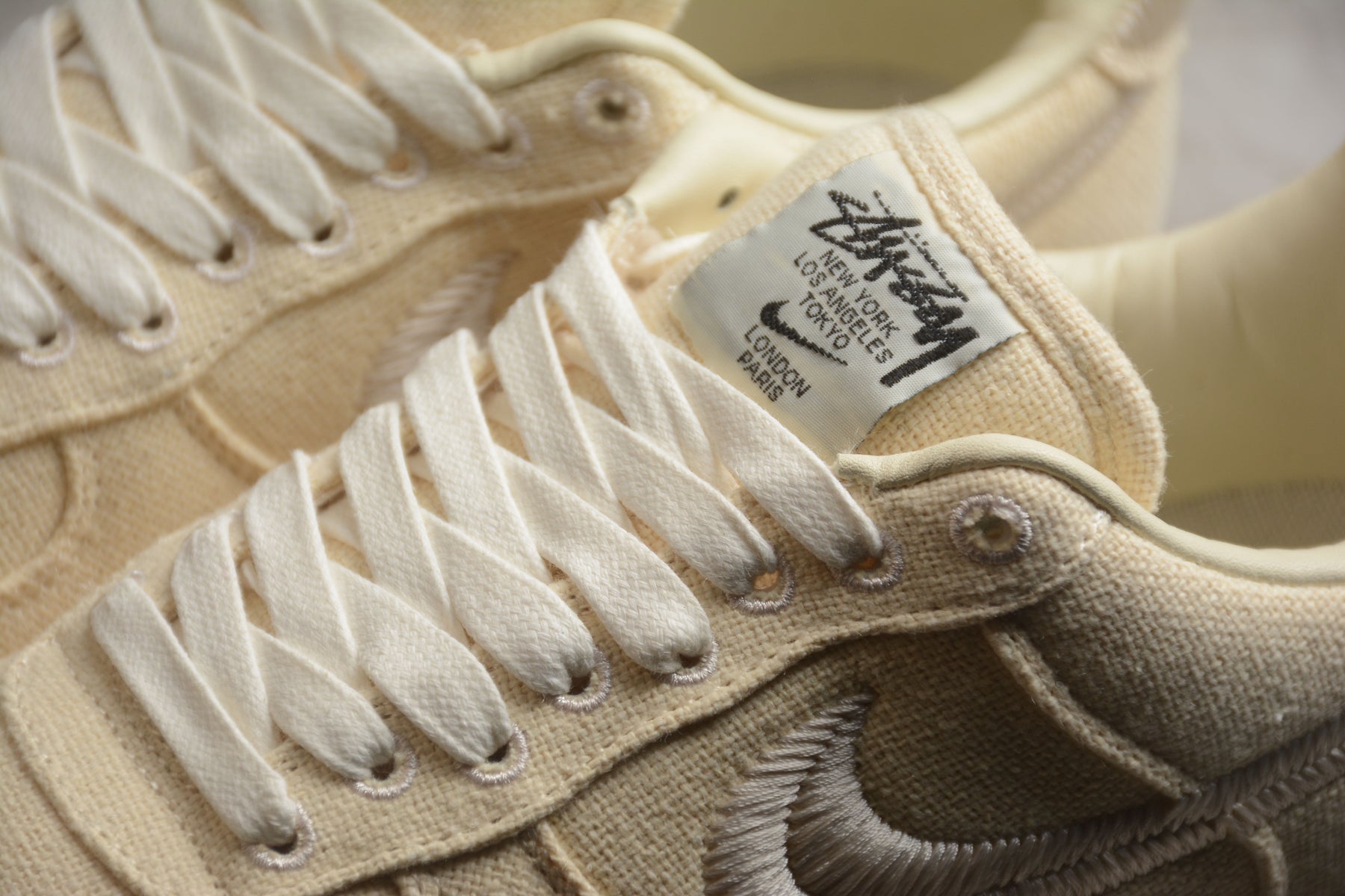 Stussy x Nike Air Force 1 Low Beige