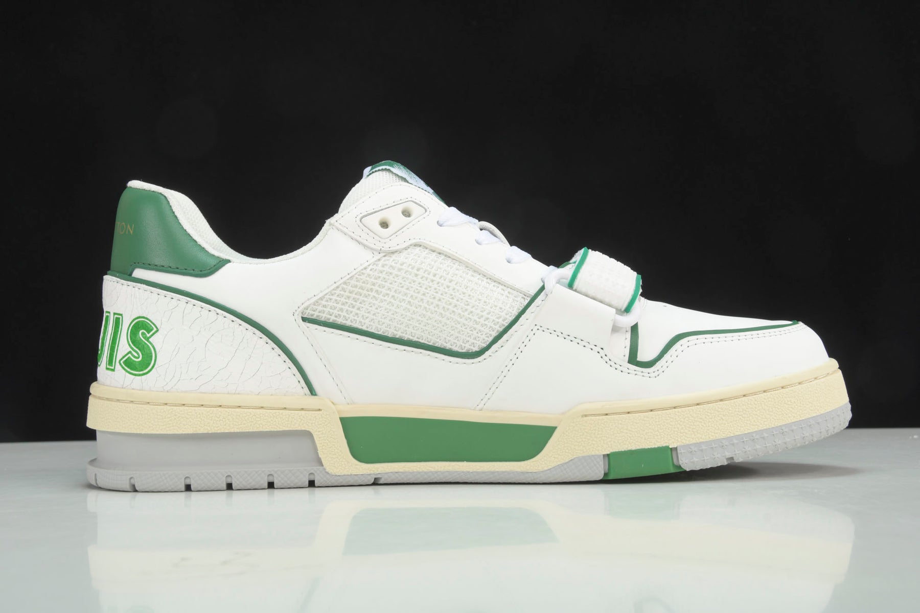 Louis Vuitton Trainer Green Mesh