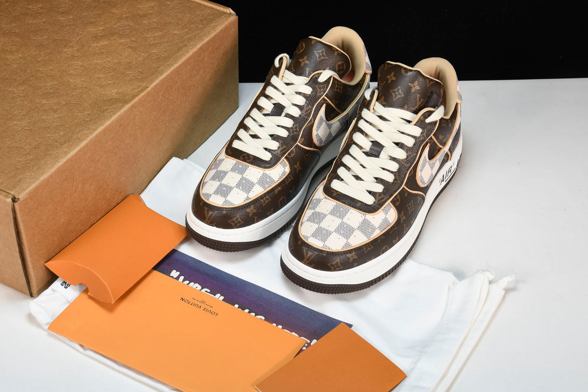 Nike Air Force 1 Low Louis Vuitton Monogram Brown