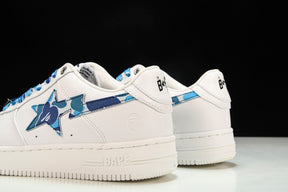 Bape Sta Low White ABC Camo Blue