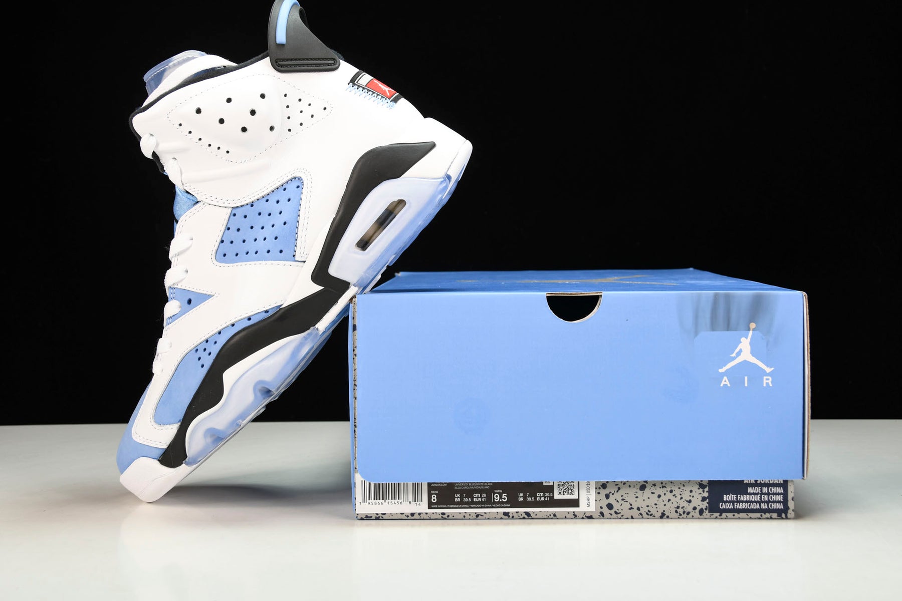 Air Jordan 6 Retro UNC White