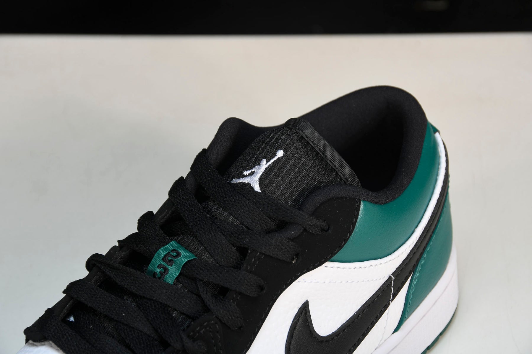 Air Jordan 1 Low White Black Mystic Green