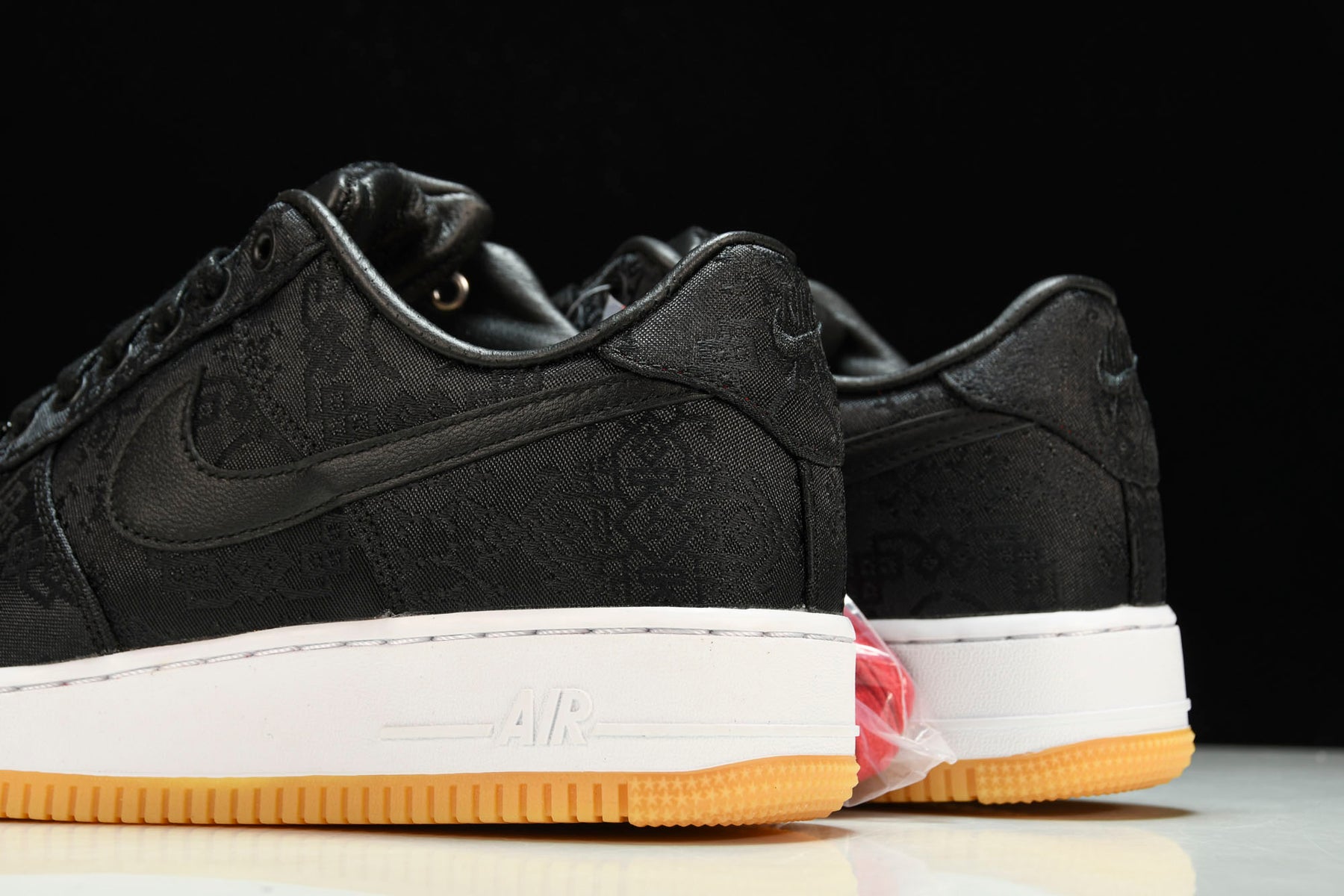 Fragment x CLOT x Nike Air Force 1 Low Black Silk