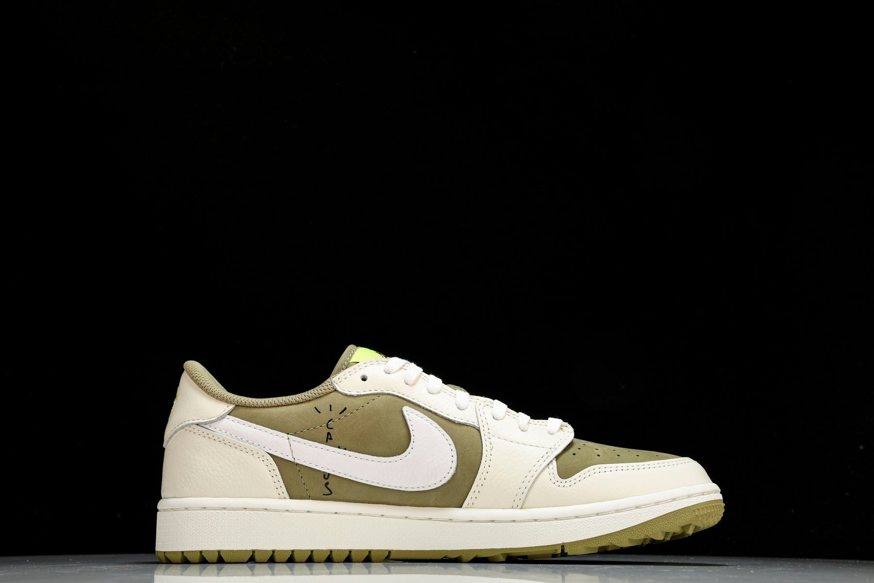 Air Jordan 1 Retro Low Golf Travis Scott Neutral Olive