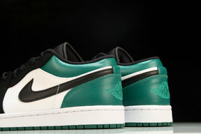 Air Jordan 1 Low White Black Mystic Green