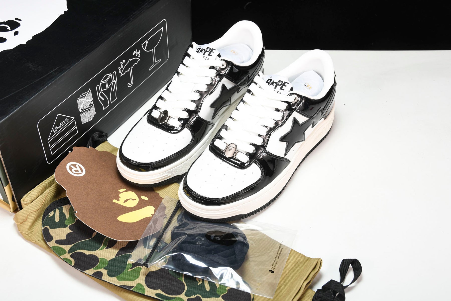 A Bathing Ape Bape Sta Low Black