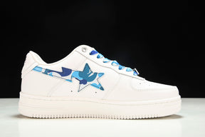 Bape Sta Low White ABC Camo Blue