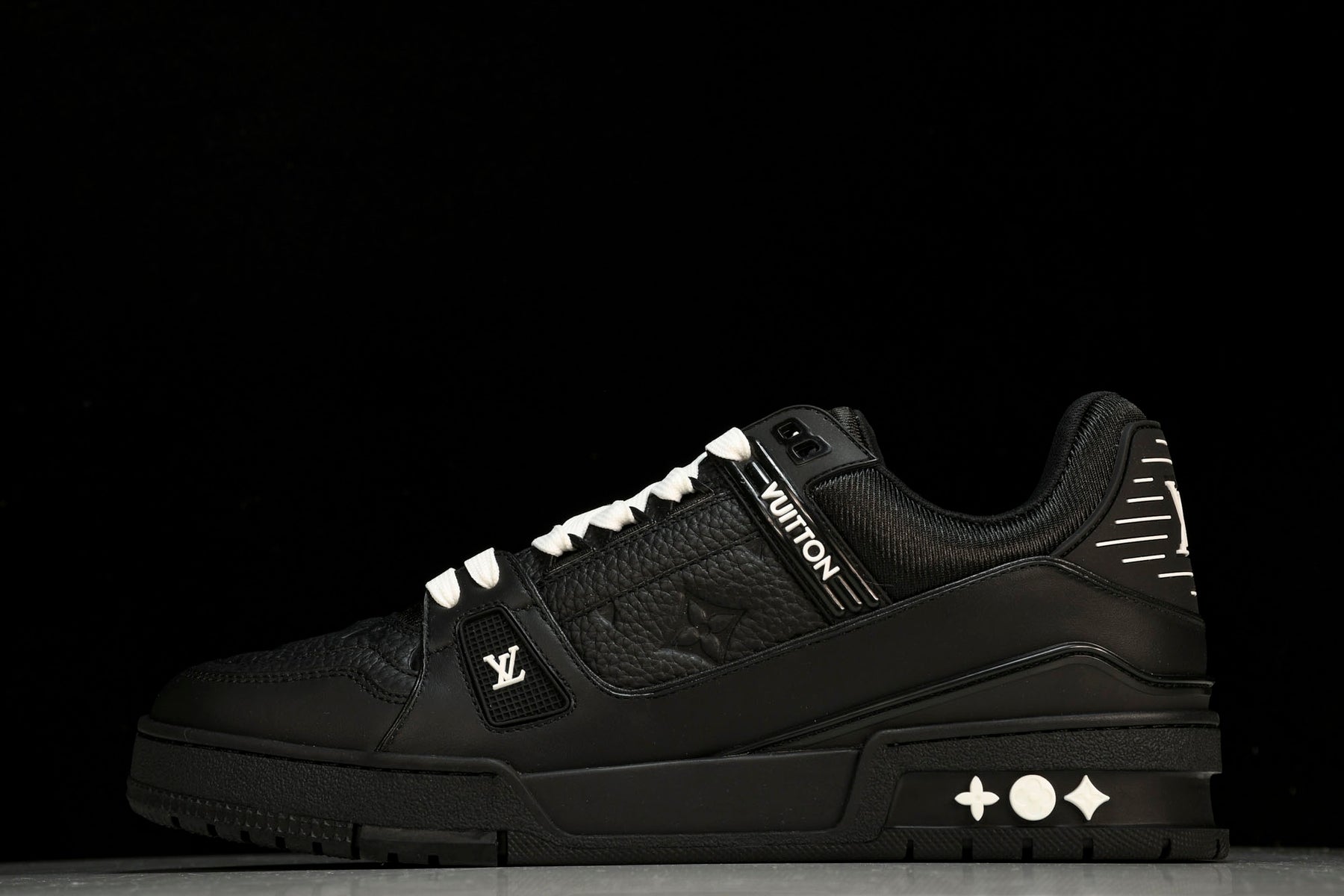 Louis Vuitton Trainer Black Embossed Monogram