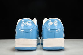 Bape Sta Patent Leather Blue White