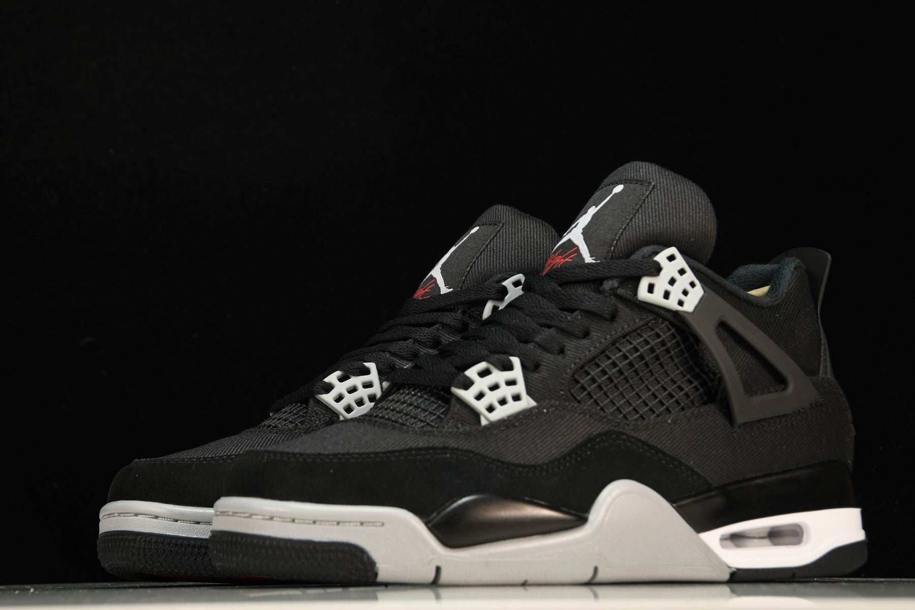 Air Jordan 4 Retro SE Black Canvas