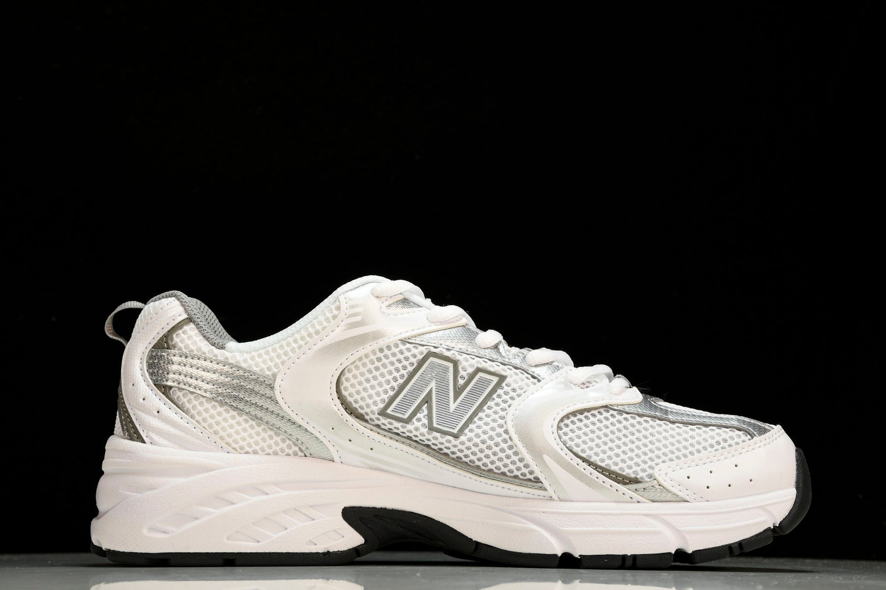 New Balance 530 White Silver Metallic