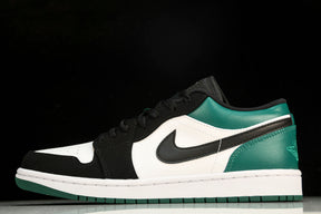 Air Jordan 1 Low White Black Mystic Green