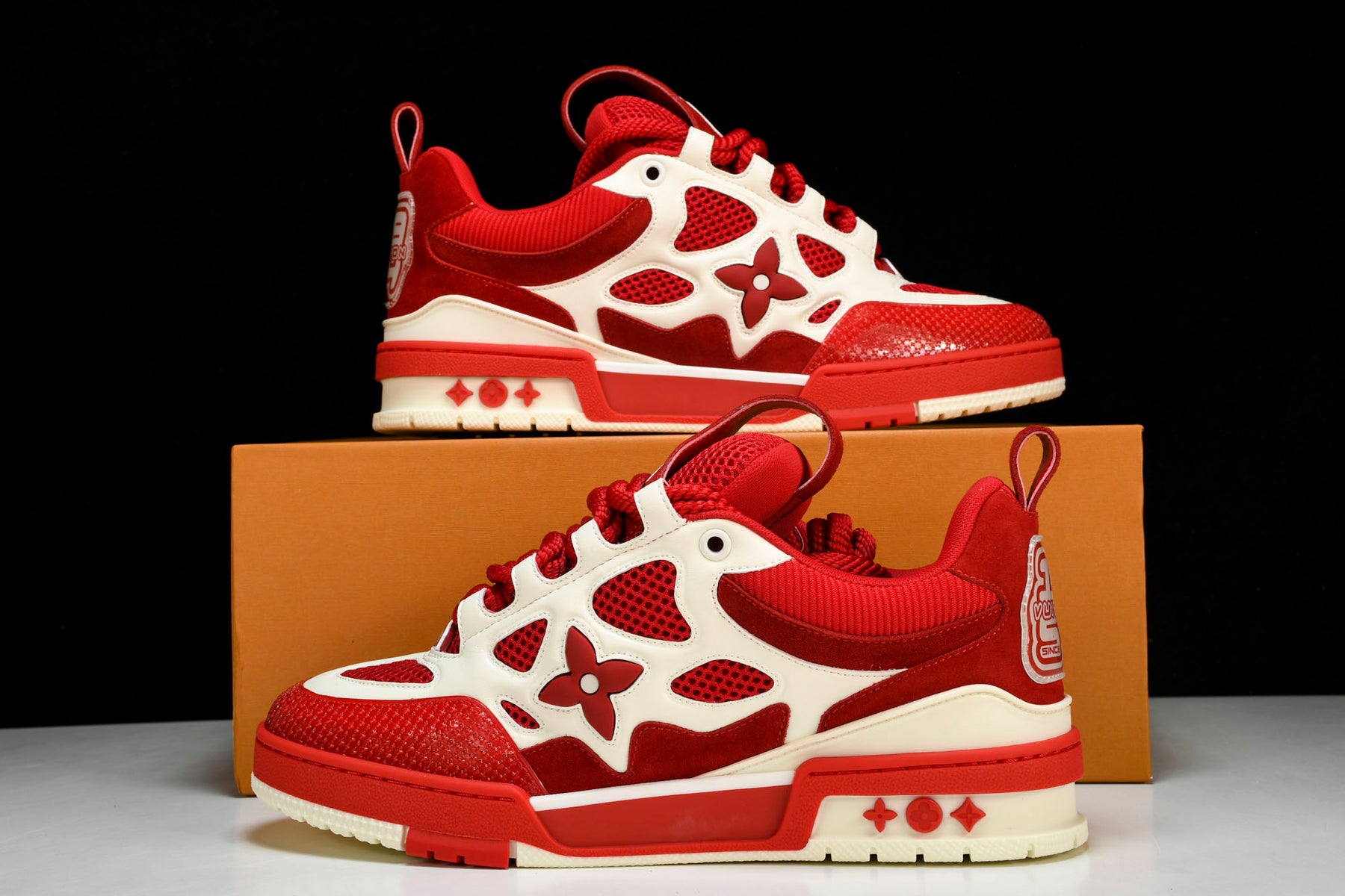 Louis Vuitton LV Skate Sneaker Red White