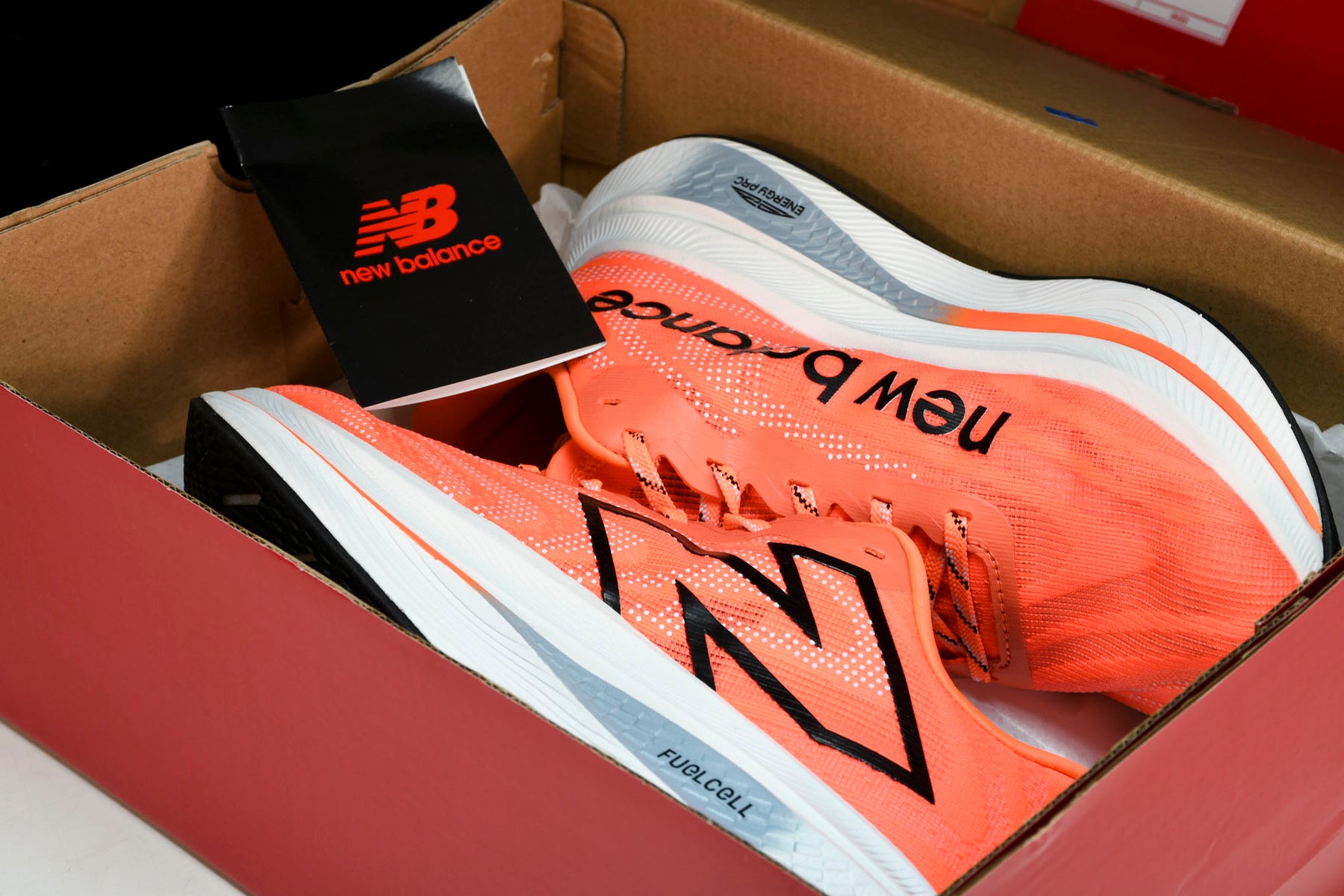 New Balance FuelCell SuperComp V2 Orange Neon Dragonfly