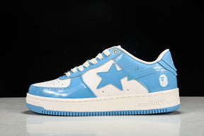 Bape Sta Patent Leather Blue White