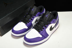 Air Jordan 1 Low Court Purple White