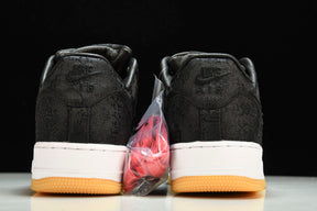 Fragment x CLOT x Nike Air Force 1 Low Black Silk