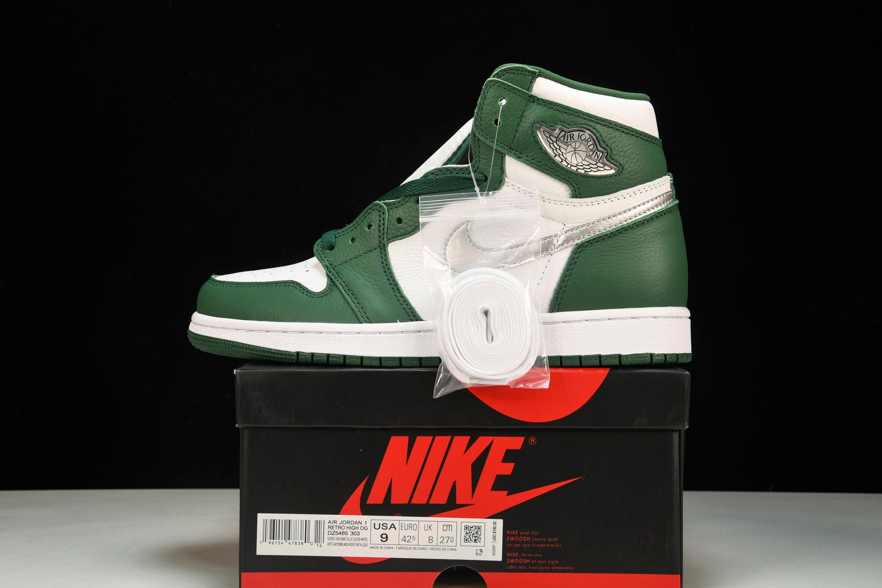 Air Jordan 1 Retro High OG Gorge Green