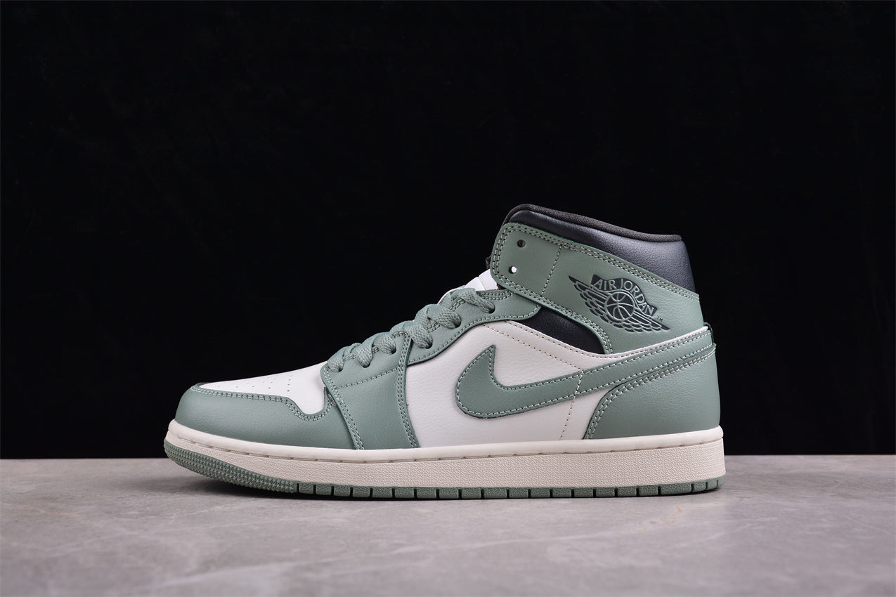 Air Jordan 1 Mid Jade Smoke