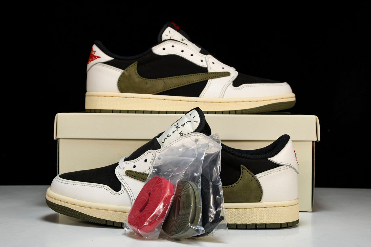 Air Jordan 1 Retro Low OG SP Travis Scott Olive