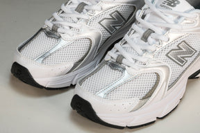 New Balance 530 White Silver Metallic