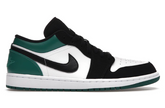 Air Jordan 1 Low White Black Mystic Green