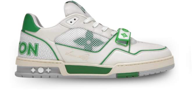 Louis Vuitton Trainer Green Mesh