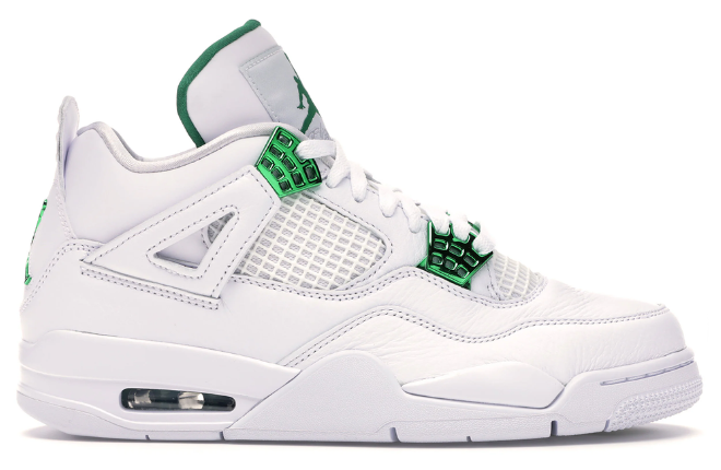 Air Jordan 4 Retro Metallic Green