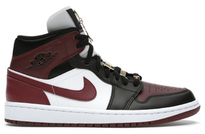 Air Jordan 1 Mid SE Black Dark Beetroot