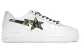 Bape Sta Low White ABC Camo Green